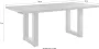 Mäusbacher Eettafel Mister U-vormig frame - Thumbnail 4