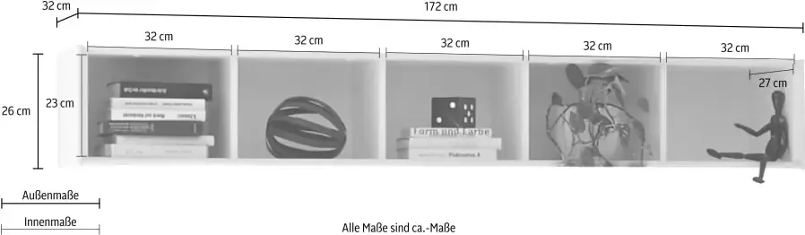 Mäusbacher Wandplank Micelli Hoogte breedte 172 cm - Foto 2