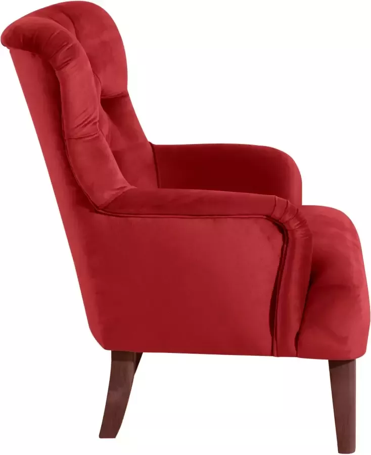 Max Winzer Chesterfield-fauteuil Bradley met elegante knoopstiksels - Foto 1
