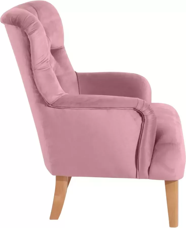 Max Winzer Chesterfield-fauteuil Bradley met elegante knoopstiksels - Foto 3