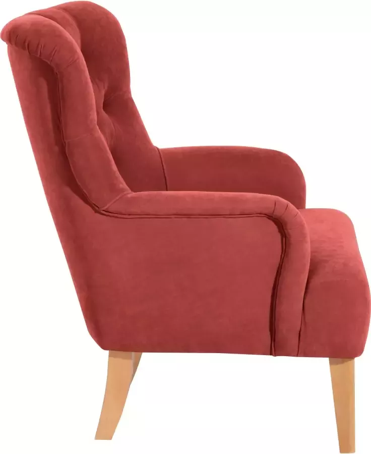 Max Winzer Chesterfield-fauteuil Bradley met elegante knoopstiksels - Foto 2