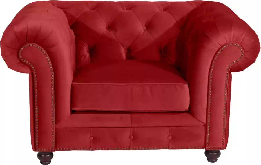 Max Winzer Chesterfield-fauteuil Old England Loungesessel met elegante knoopstiksels (set) - Foto 4