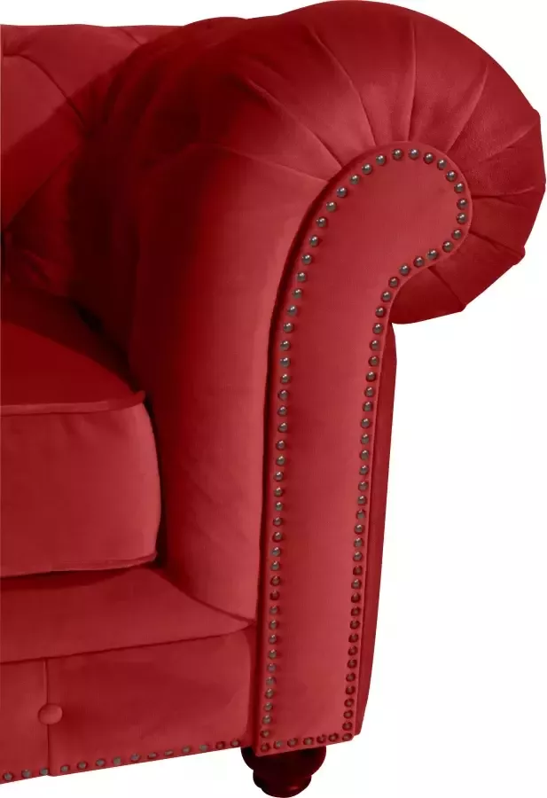 Max Winzer Chesterfield-fauteuil Old Engeland met elegante knoopstiksels - Foto 3