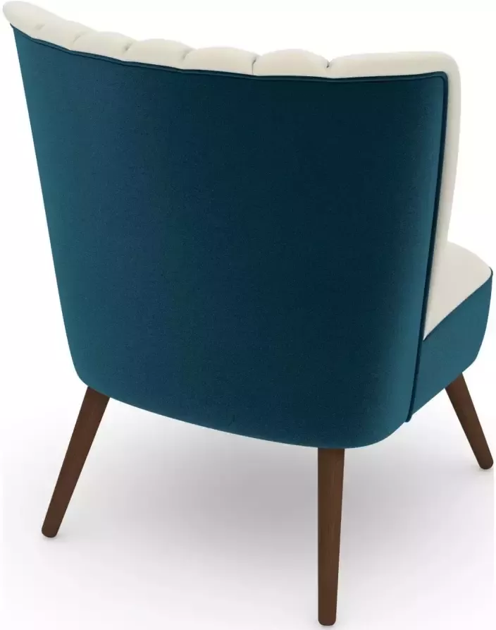 Max Winzer Fauteuil build-a-chair Aspen Loungesessel in retro-look om zelf te stylen (set) - Foto 1