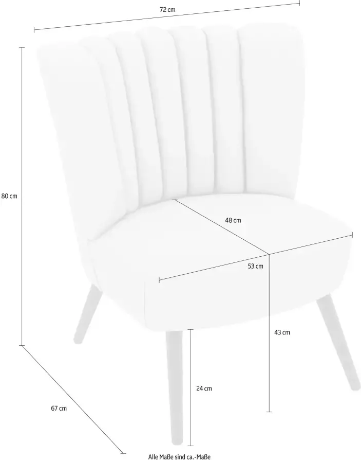 Max Winzer Fauteuil Aspen Build-a-chair Aspen in retro-look om zelf te stylen - Foto 1