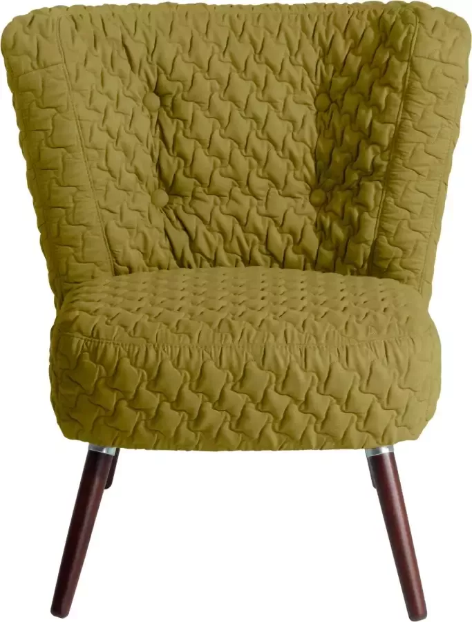 Max Winzer Fauteuil NIKKI in retro-look met doorgestikte overtrekstof - Foto 4