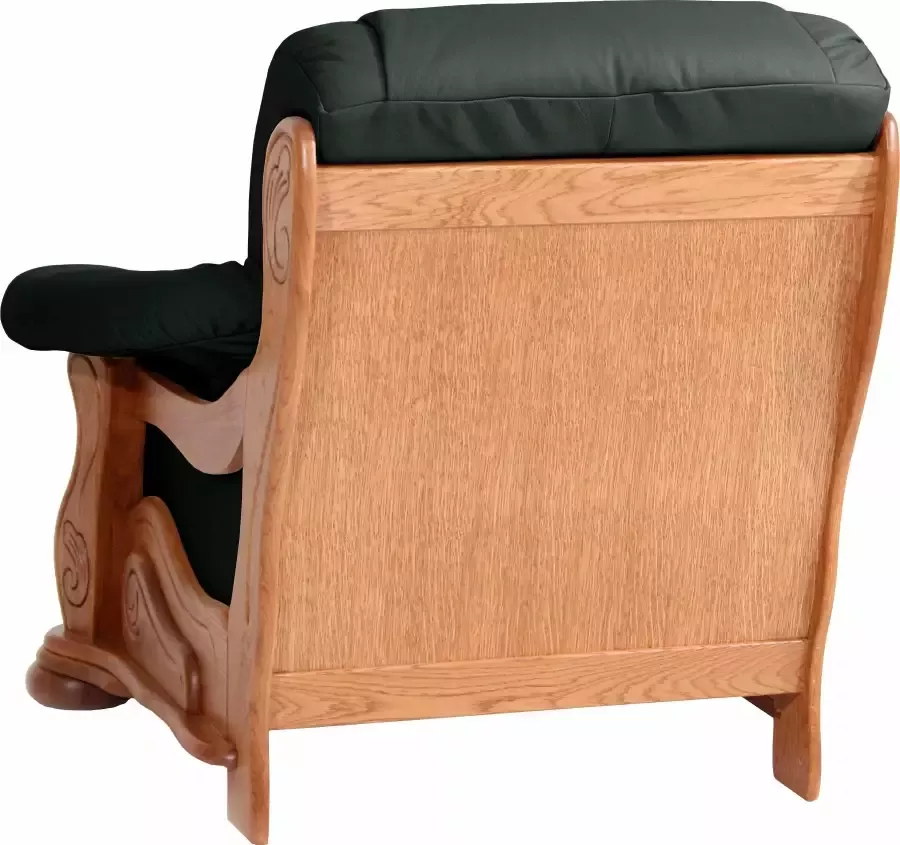 Max Winzer Fauteuil Texas met een decoratief houten frame - Foto 4