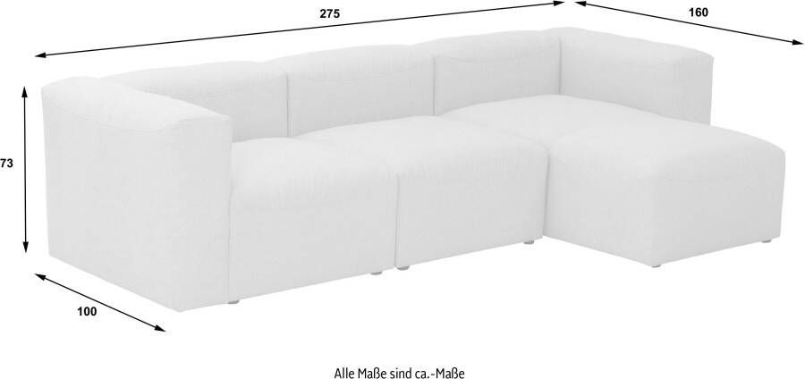 Max Winzer Hoekbank LENA Sofaset 02 bestaande uit 3 zitelementen individueel te combineren (voordeelset 3-delig) - Foto 8