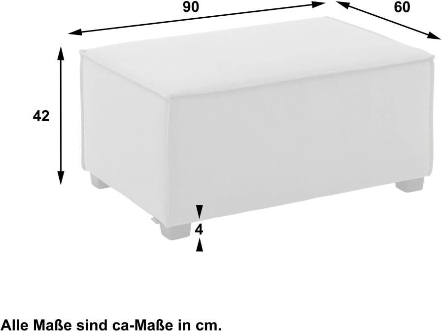 Max Winzer Sofaelement Move Afzonderlijk element 120 60 42 cm individueel te combineren - Foto 6