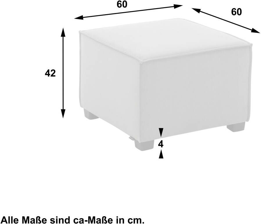 Max Winzer Sofaelement Move Afzonderlijk element 60 60 42 cm individueel te combineren - Foto 6