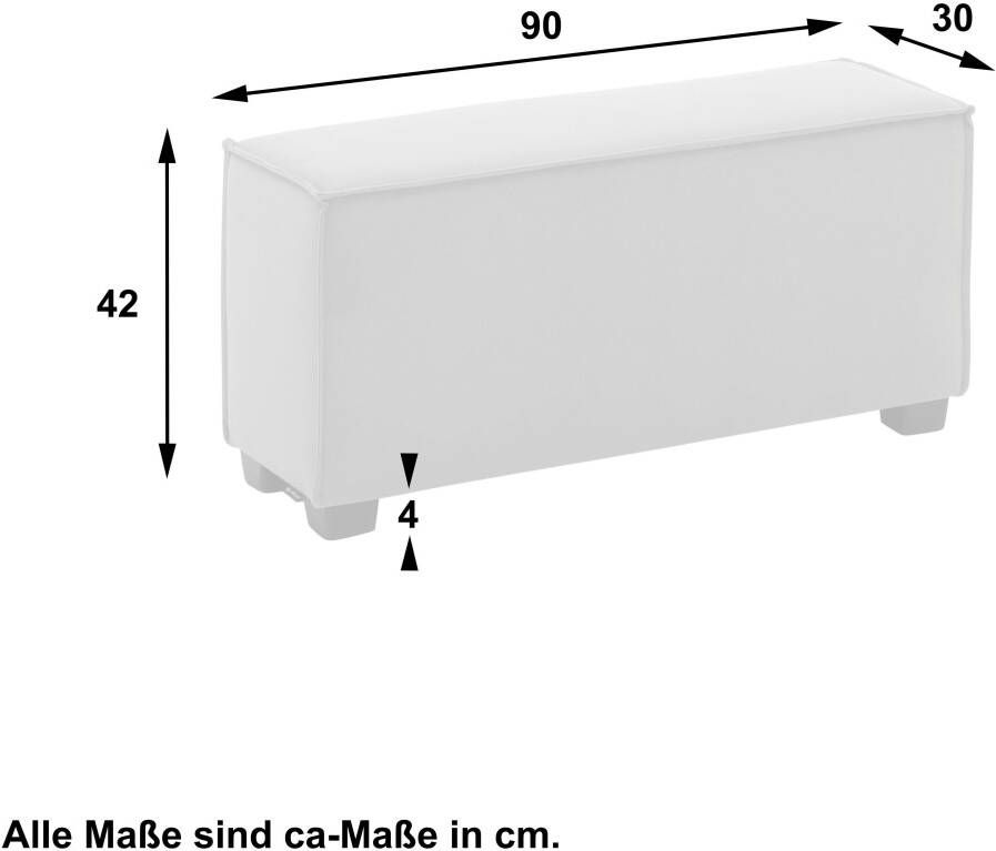 Max Winzer Sofaelement Move Afzonderlijk element 90 30 42 cm individueel te combineren - Foto 4