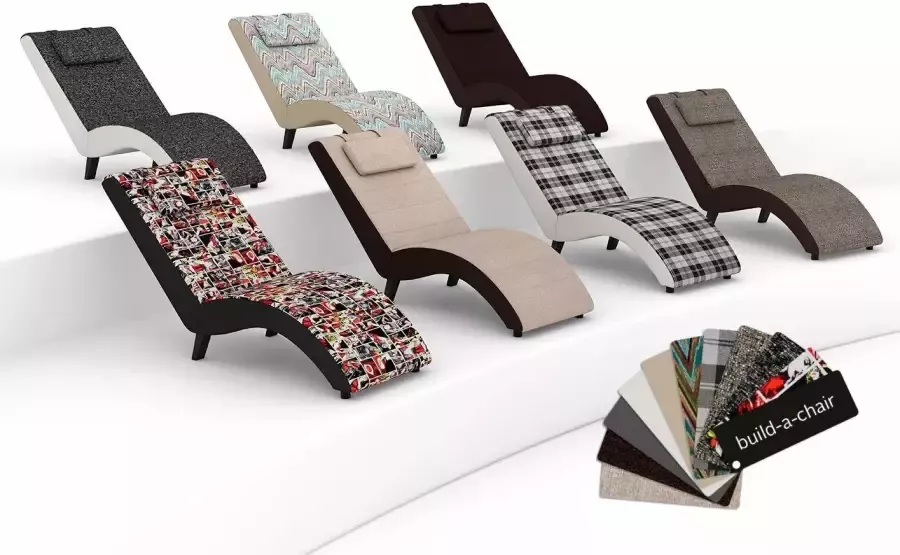 Max Winzer Relaxstoel Build-a-chair Nova inclusief nekkussen om zelf te ontwerpen - Foto 2