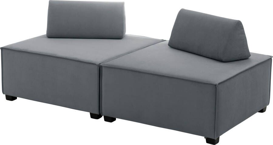 Max Winzer Zithoek Move Sofa-set 10 bestaande uit 2 voetenbanken poefs inclusief 2 kussens kan worden gecombineerd (set) - Foto 3