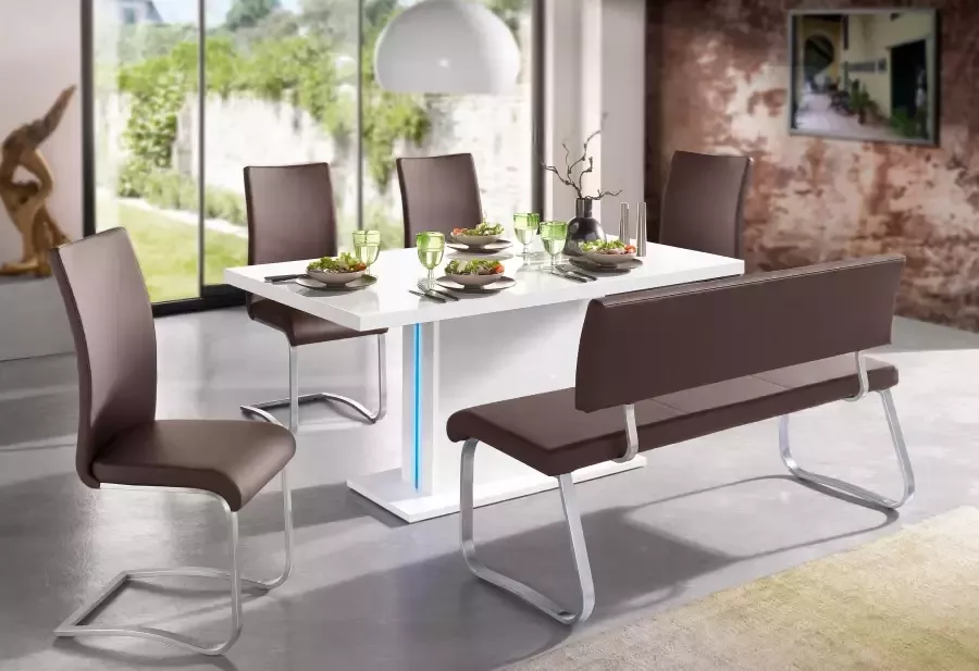 MCA furniture Bank Arco belastbaar tot 280 kg imitatieleer in verschillende breedten (1 stuk) - Foto 1