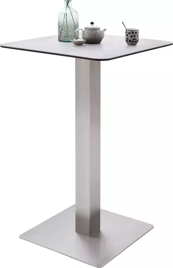 MCA furniture Bartafel Zarina Bartafel met vitrokeramiek tafelblad met edelstaal frame - Foto 3