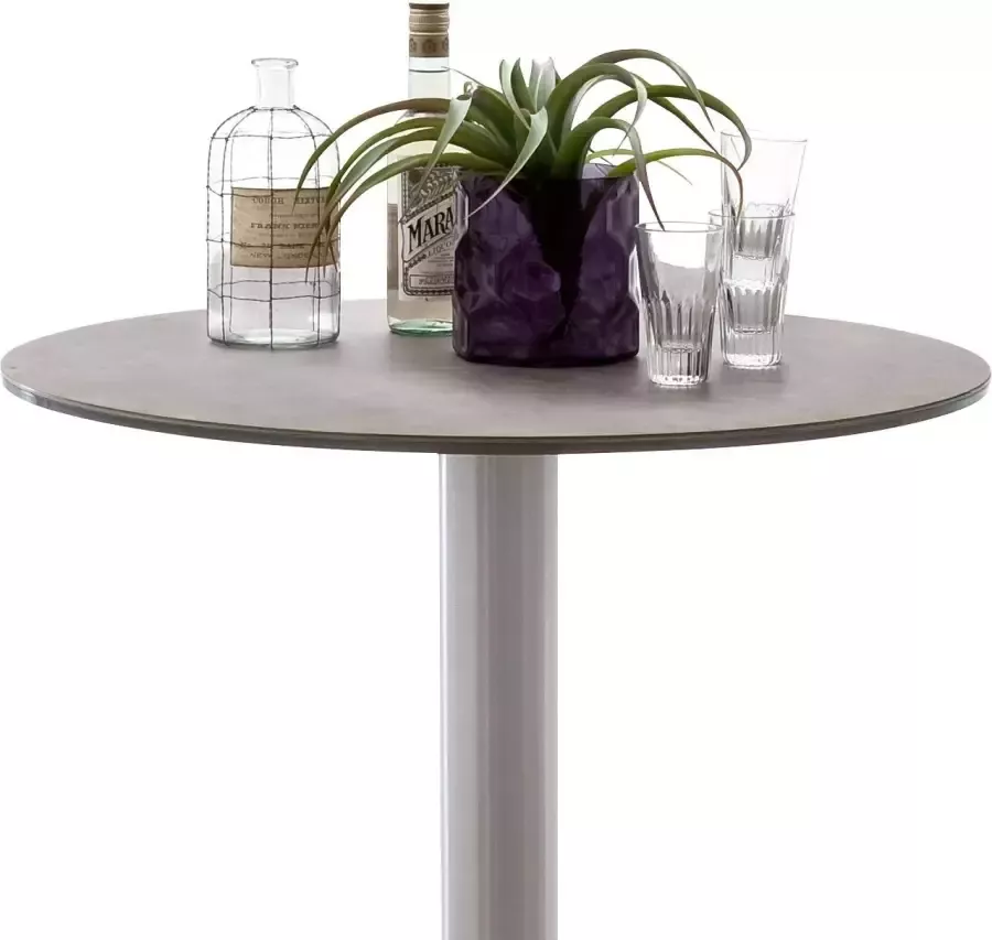 MCA furniture Bartafel Zarina Bartafel met vitrokeramiek tafelblad met edelstaal frame - Foto 1