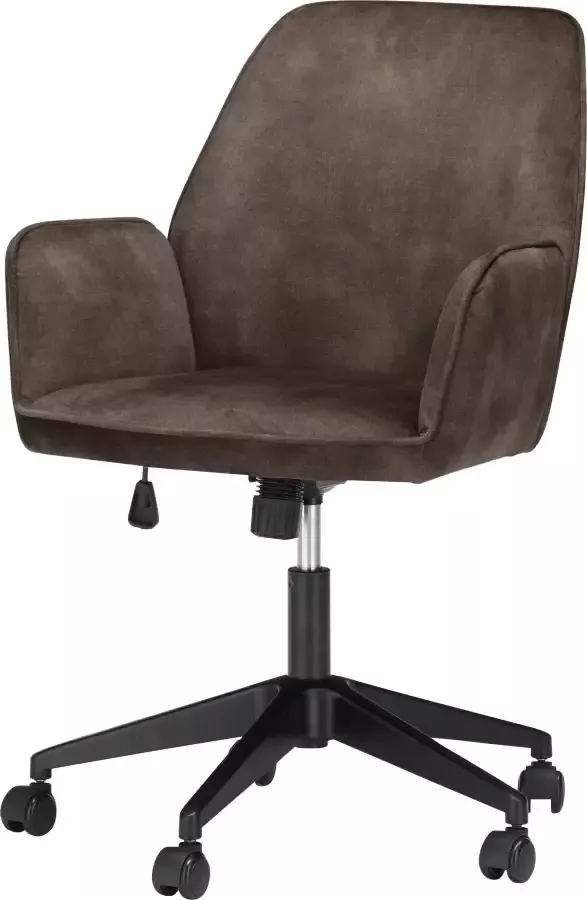 MCA furniture Bureaustoel O-Ottawa Fluweel bureaustoel met traploos instelbare comfortabele zithoogte - Foto 3
