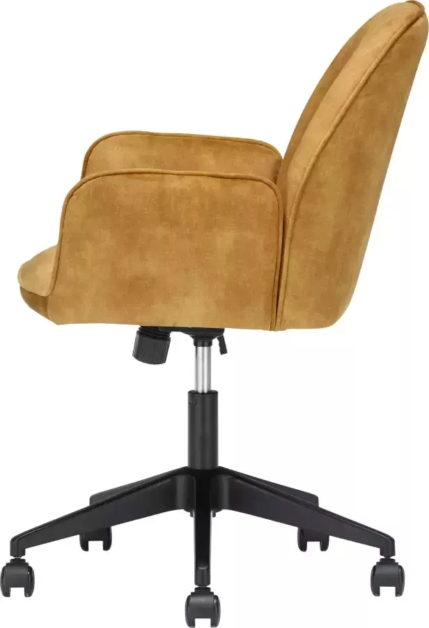MCA furniture Bureaustoel O-Ottawa Fluweel bureaustoel met traploos instelbare comfortabele zithoogte - Foto 4