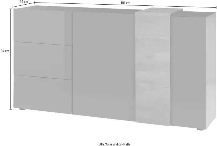 MCA furniture Dressoir Breedte ca. 181 cm - Foto 6