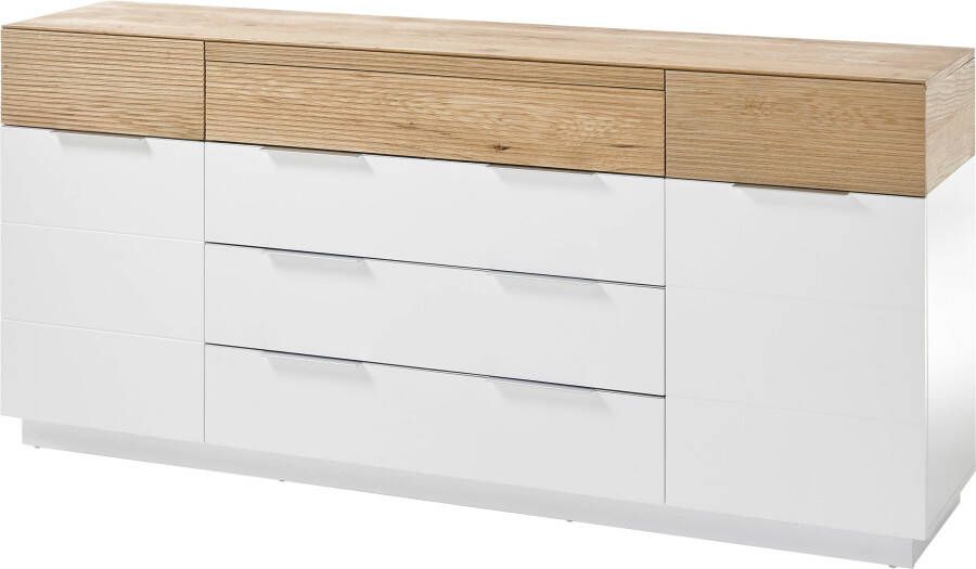 MCA furniture Dressoir Dubai matwit met garneringen in eiken - Foto 5