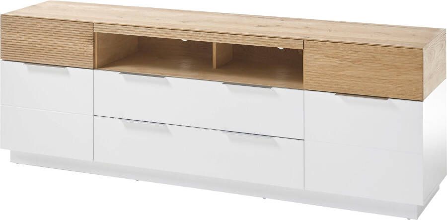 MCA furniture Dressoir Dubai matwit met garneringen in eiken - Foto 5