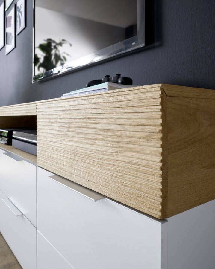 MCA furniture Dressoir Dubai matwit met garneringen in eiken - Foto 2