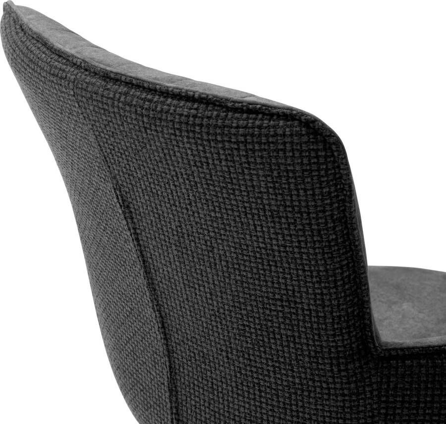 MCA furniture Eetkamerstoel DENIA set van 2 stoel 360º draaibaar met nivellering belastbaar tot 120 kg (set 2 stuks) - Foto 2