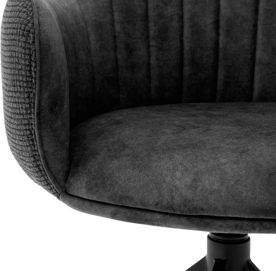 MCA furniture Eetkamerstoel DENIA set van 2 stoel 360º draaibaar met nivellering belastbaar tot 120 kg (set 2 stuks)