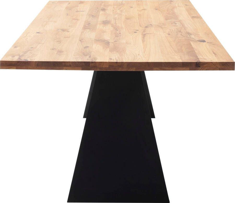 MCA furniture Eettafel Goa Massief houten tafel eettafel van massief wildeiken FSC-gecertificeerd - Foto 1