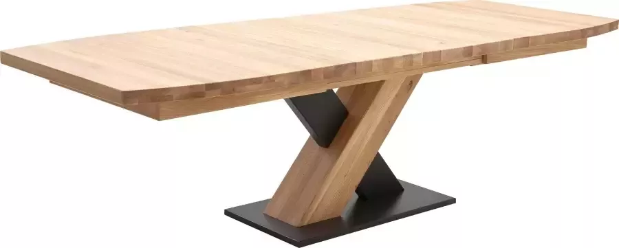 MCA furniture Eettafel Mendoza Bootvormige eettafel met X-stijl uitschuifbaar - Foto 2