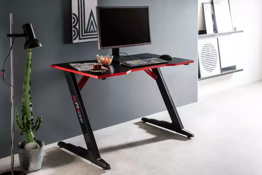 MCA furniture Gamingtafel McRacing Desk 7 Gaming Desk zwart - Foto 7