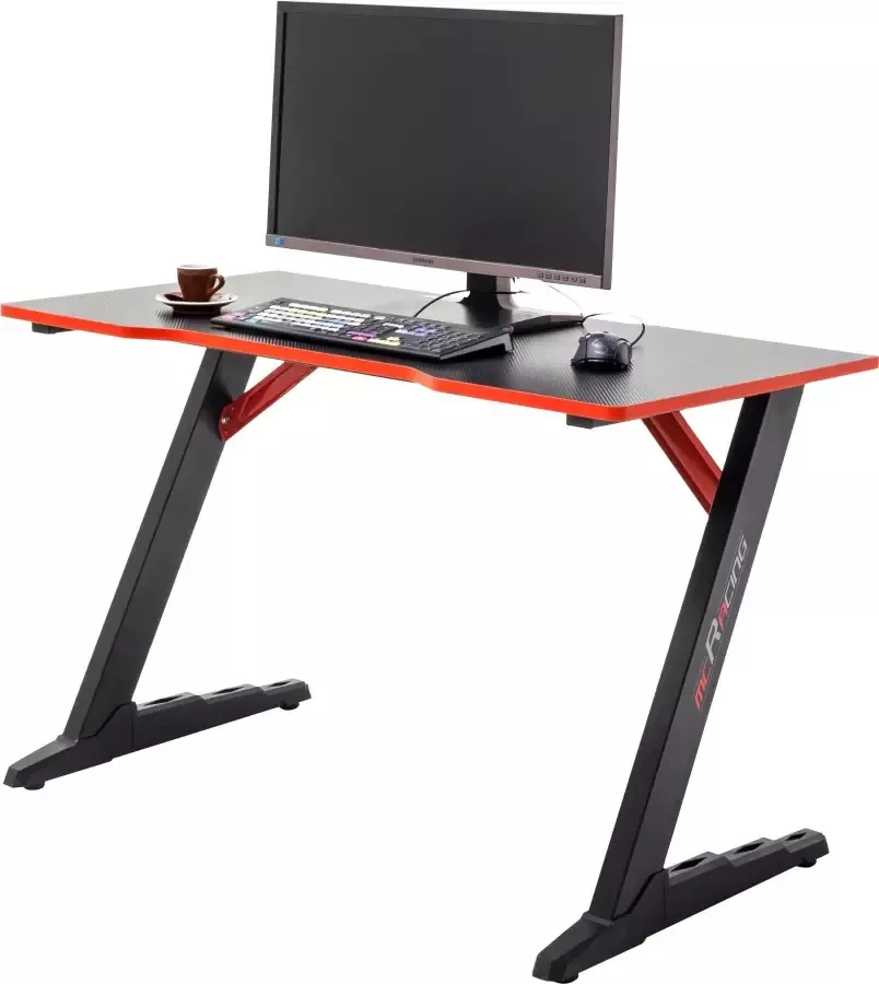 MCA furniture Gamingtafel McRacing Desk 7 Gaming Desk zwart - Foto 2