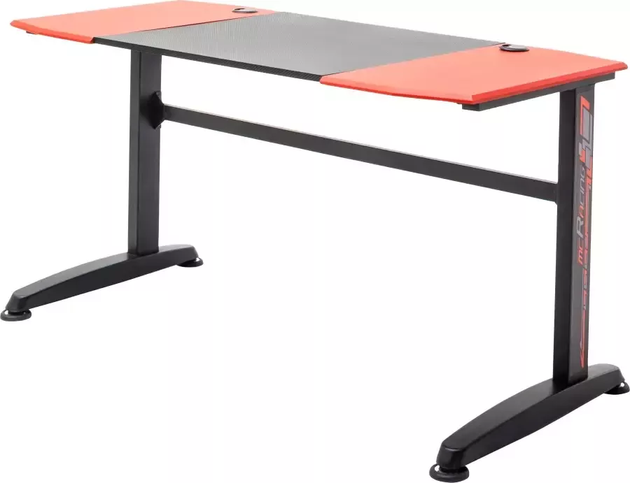 MCA furniture Gamingtafel McRacing Game Desk mcRacing zwart rood-zwart - Foto 7