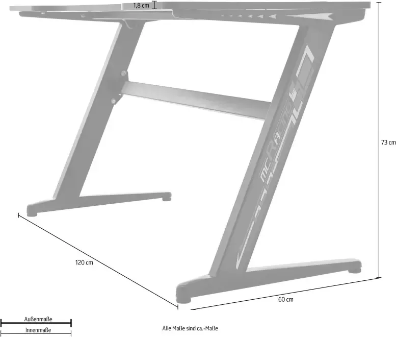 Home24 Gaming tafel MC Racing Basic 5 Furnitive - Foto 4