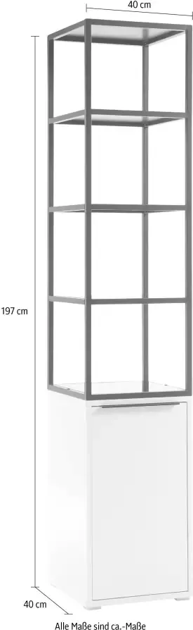 MCA furniture Highboard Lille Breedte ca. 40 cm - Foto 2