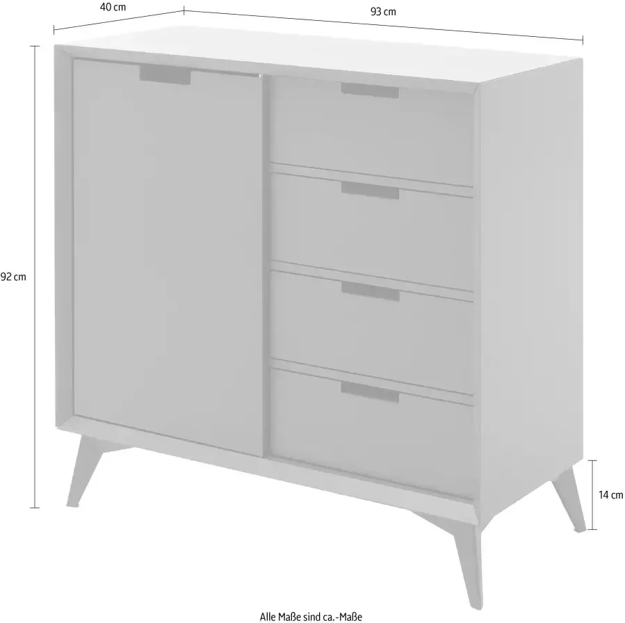 MCA furniture Highboard Netanja Breedte ca. 93 cm - Foto 1