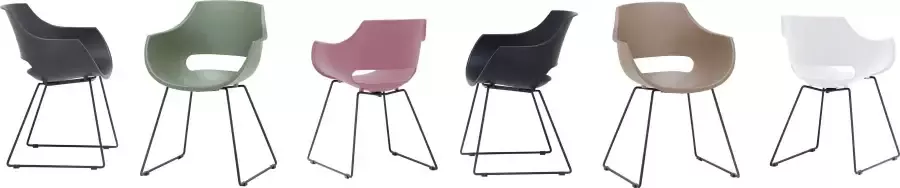 MCA furniture Kuipstoel Rockville Stoel belastbaar tot 120 kg (set 4 stuks) - Foto 6