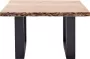 MCA furniture Salontafel Cartagena Salontafel massief hout met schaaldeel en natuurlijke kieren en gaatjes - Thumbnail 2
