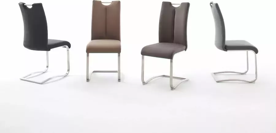 MCA furniture Vrijdragende stoel ARTOS Stoel tot 140 Kg belastbaar (set 2 stuks) - Foto 8