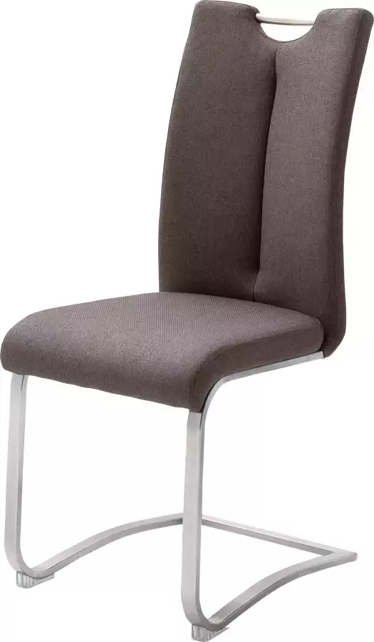 MCA furniture Vrijdragende stoel Artos XL set van 2 stoel met handgreep belastbaar tot 140 kg (set 2 stuks)