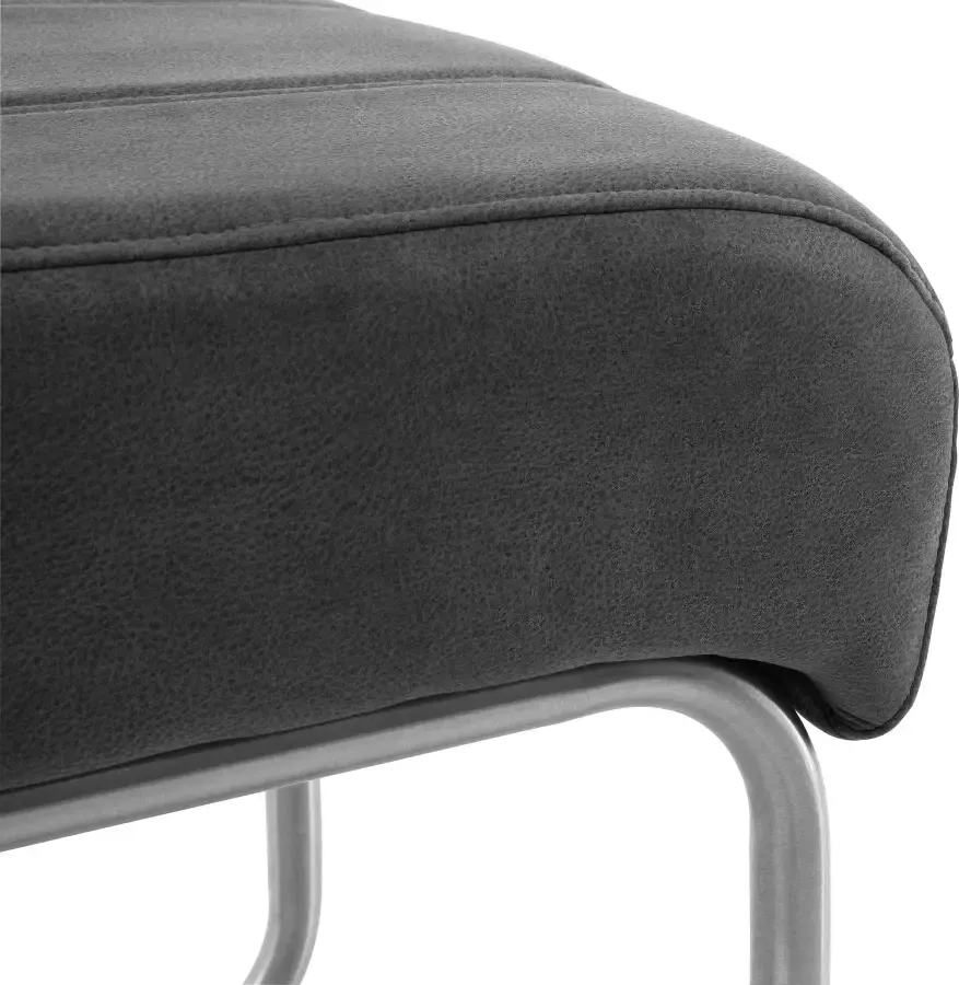 MCA furniture Vrijdragende stoel Azul met pocketveringskern stoel tot 120 kg belastbaar (set 2 stuks) - Foto 2