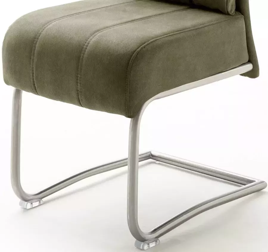 MCA furniture Vrijdragende stoel Azul met pocketveringskern stoel tot 120 kg belastbaar (set 2 stuks) - Foto 3