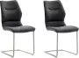 MCA furniture Vrijdragende stoel Orlando Stoel belastbaar tot 120 kg (set 2 stuks) - Thumbnail 5