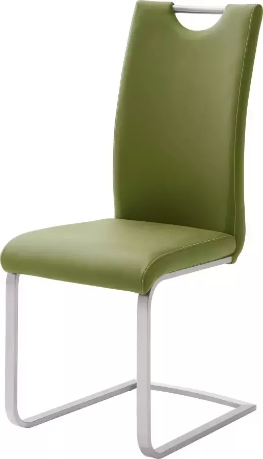 MCA furniture Vrijdragende stoel Paulo Stoel belastbaar tot 120 kg (set 4 stuks) - Foto 3