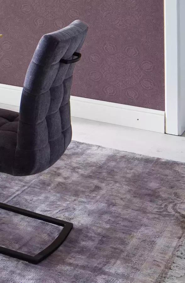 MCA furniture Vrijdragende stoel Salta met aqua clean bekleding (set 2 stuks)