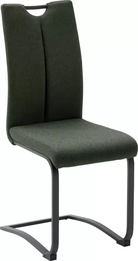 MCA furniture Vrijdragende stoel Zambia set van 4 stoel met bekleding en handgreep belastbaar tot 120 kg (set 4 stuks) - Foto 2