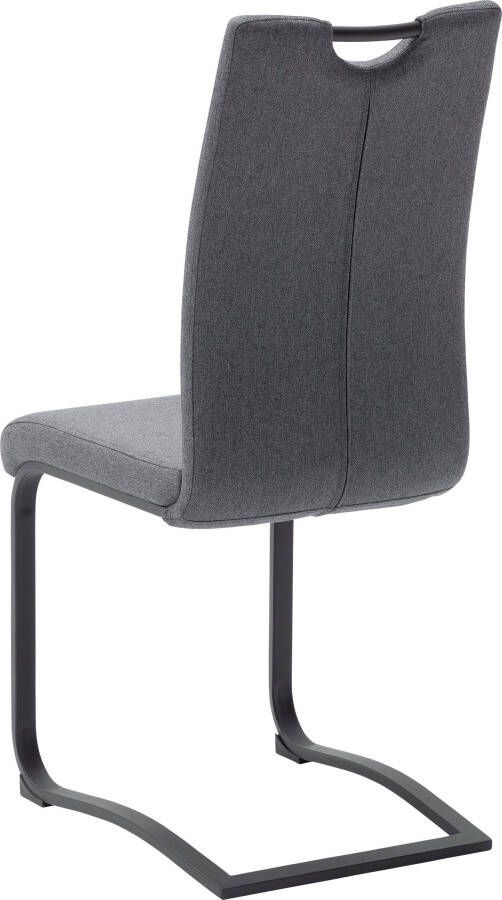 MCA furniture Vrijdragende stoel Zambia set van 4 stoel met bekleding en handgreep belastbaar tot 120 kg (set 4 stuks) - Foto 6