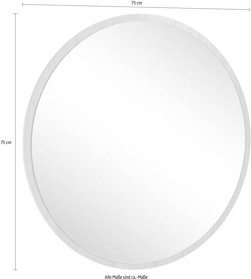 MCA furniture Wandspiegel Agra TOPSELLER! Breedte ca. 75 cm frame van houtfineer tijdloze stijl - Foto 2