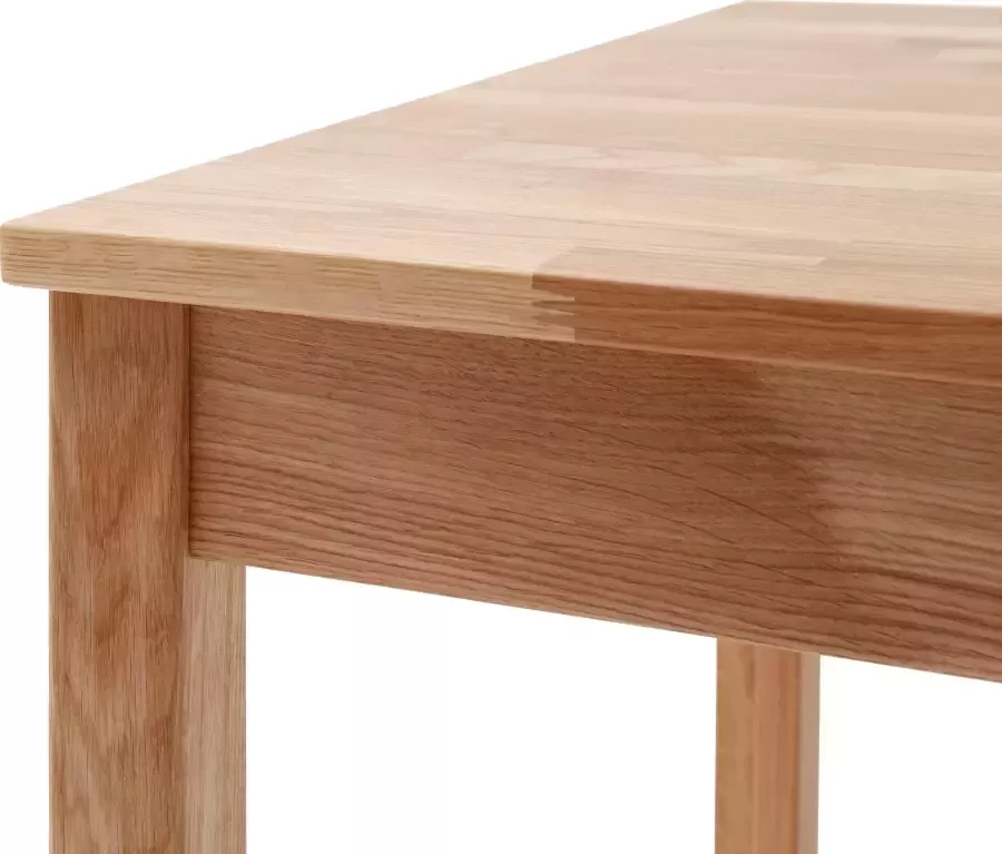 MCA living Eettafel Alfons Massief houten tafel in geolied wildeiken belastbaar tot 50 kg - Foto 2