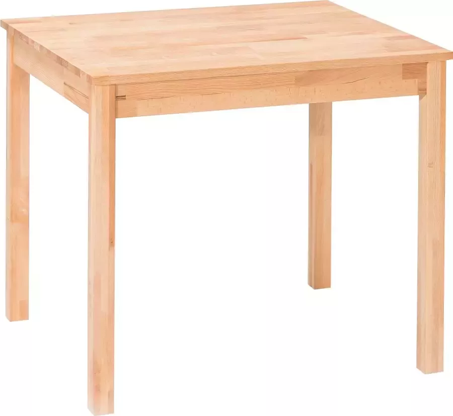 MCA living Eettafel Alfons Massief houten tafel in geolied wildeiken belastbaar tot 50 kg